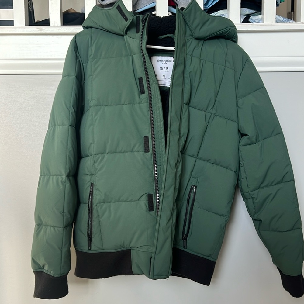Abercrombie Kids Sherpa Lined Coat
